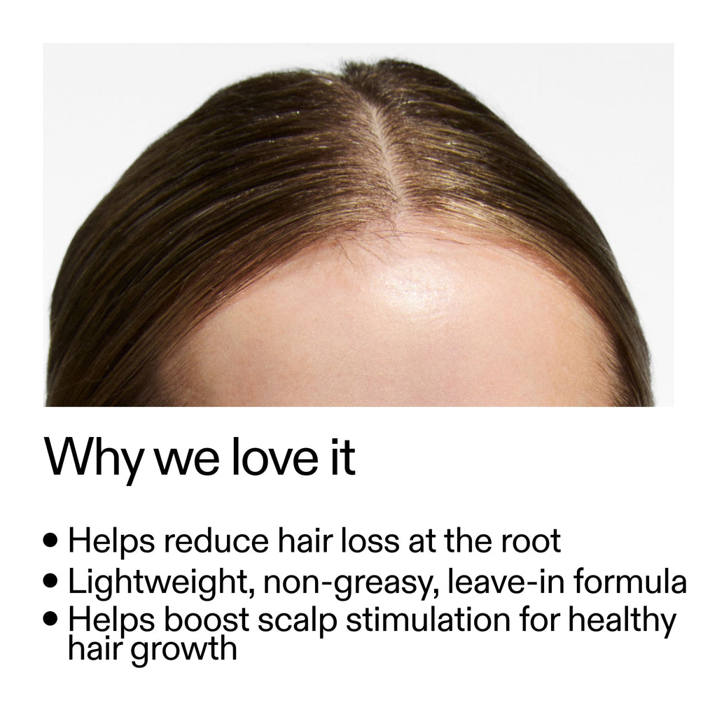 Caffeine stimulating scalp treatment
